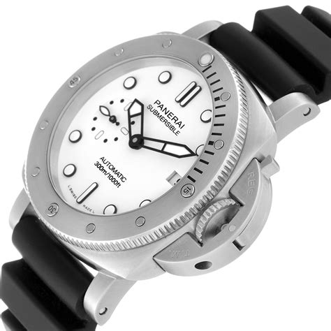 best panerai submersible replica|panerai submersible 42mm white dial.